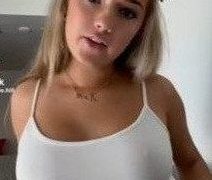 Breckie Hill white t shirt