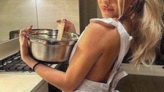 Breckie Hill Onlyfans leak Nude big ass in kitchen