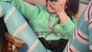 Belle Delphine vanellope cosplay set slideshow